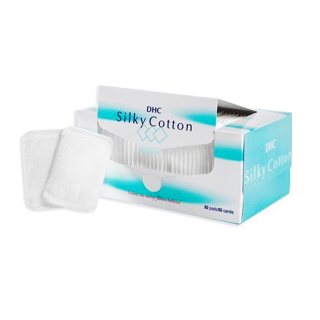 Bông Tẩy Trang Mềm Mại Dhc Silky Cotton Nhật Bản