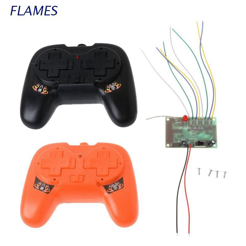 Bộ Điều Khiển Từ Xa 2.4g 8ch Cho Xe Hơi / Tàu Thuyền 4-6v