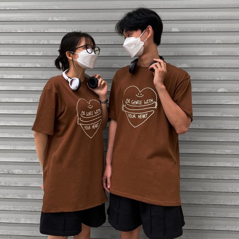 Áo thun tay lỡ Có sizeunisex Your Heart