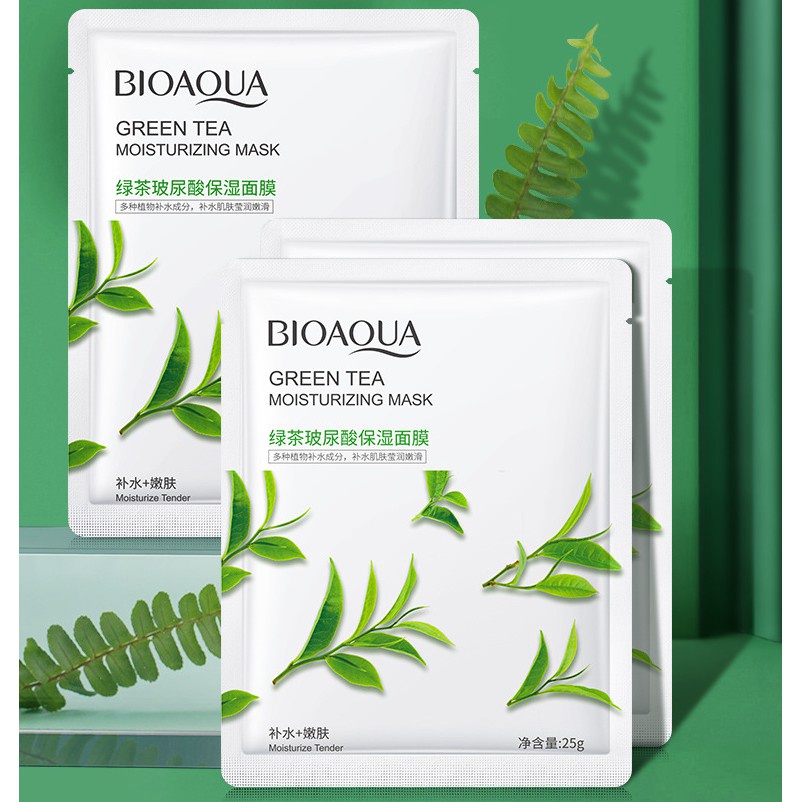 Mặt nạ giấy trái cây dưỡng da trắng sáng cấp ẩm kiểm soát dầu giảm mụn Bioaqua nội địa vị hoa quả thiên nhiên MN02