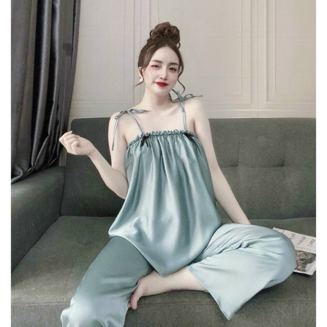 Đồ bộ nữ  vải satin  * Set đồ bộ nữ *
