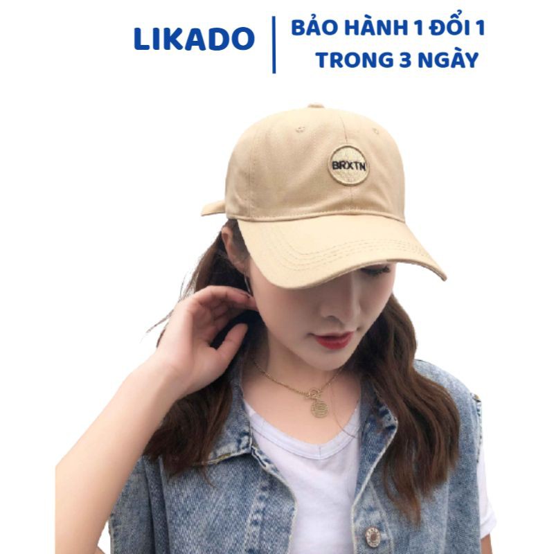 Mũ Lưỡi Trai Nữ Cao Cấp Hàn Quốc LIKADOthêu chữ thời trang Unisex 2021( LKD02)