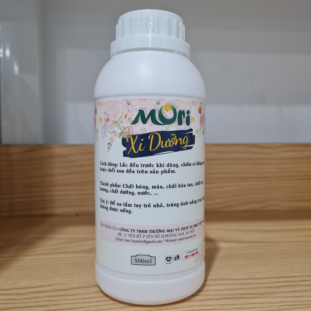 Xi dưỡng MORI - dành cho các loại đồ da, chai 500ml