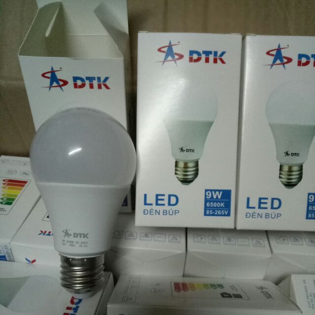 Bóng đèn búp 9w độ sáng 6500k