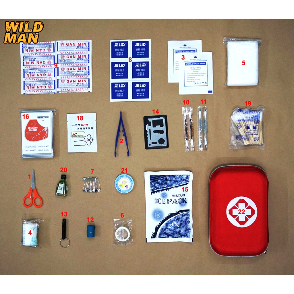 Túi sơ cấp cứu y tế 21 vật dụng | BigBuy360 - bigbuy360.vn