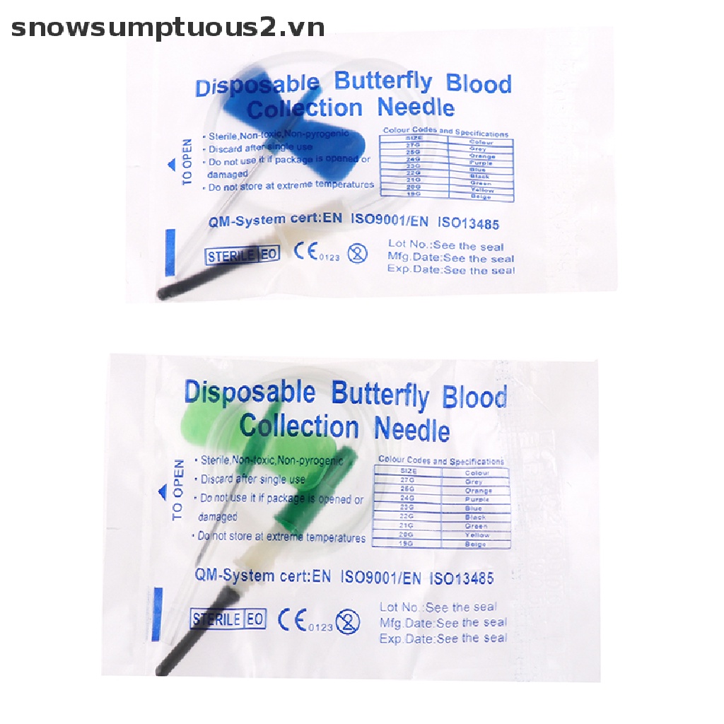 [Hàng mới về] Bộ 10 kim hút chân không y tế dùng một lần