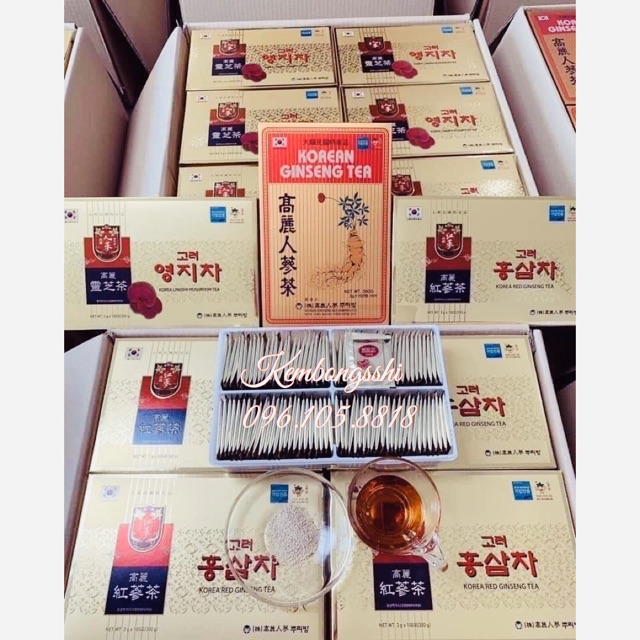 Trà Linh Chi 100 gói Hàn Quốc