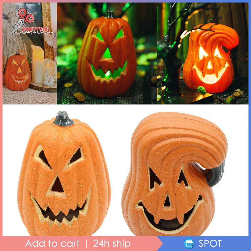 Bí Ngô Nhân Tạo Trang Trí Lễ Hội Halloween Prettyia1