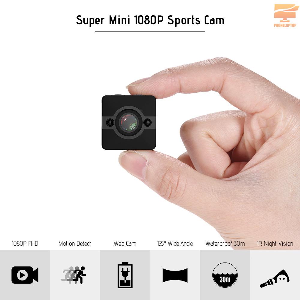 Camera Hành Trình Mini Sq12 1080p Hd Góc Rộng / 155 / 30m