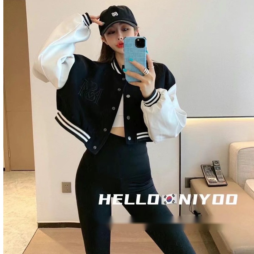 Ulzzang ( 얼짱) - ÁO KHOÁC BOMBER CÁ TÍNH THỜI TRANG NỮ