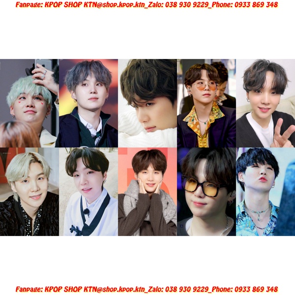 CARD BO GÓC SUGA BTS