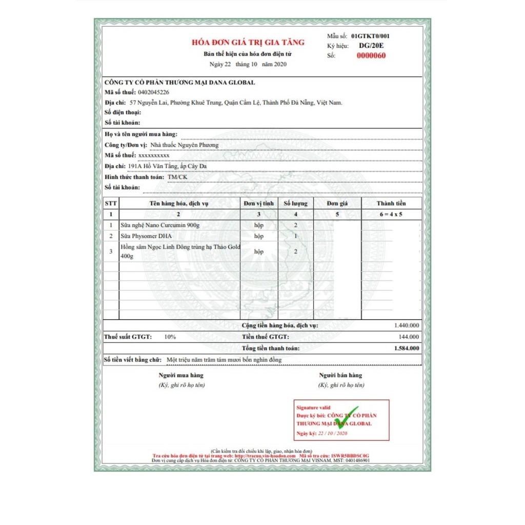 (Chính Hãng)_Sữa Bột Hồng Sâm Ngọc Linh, Đông Trùng Hạ Thảo Gold - 400gr/hộp