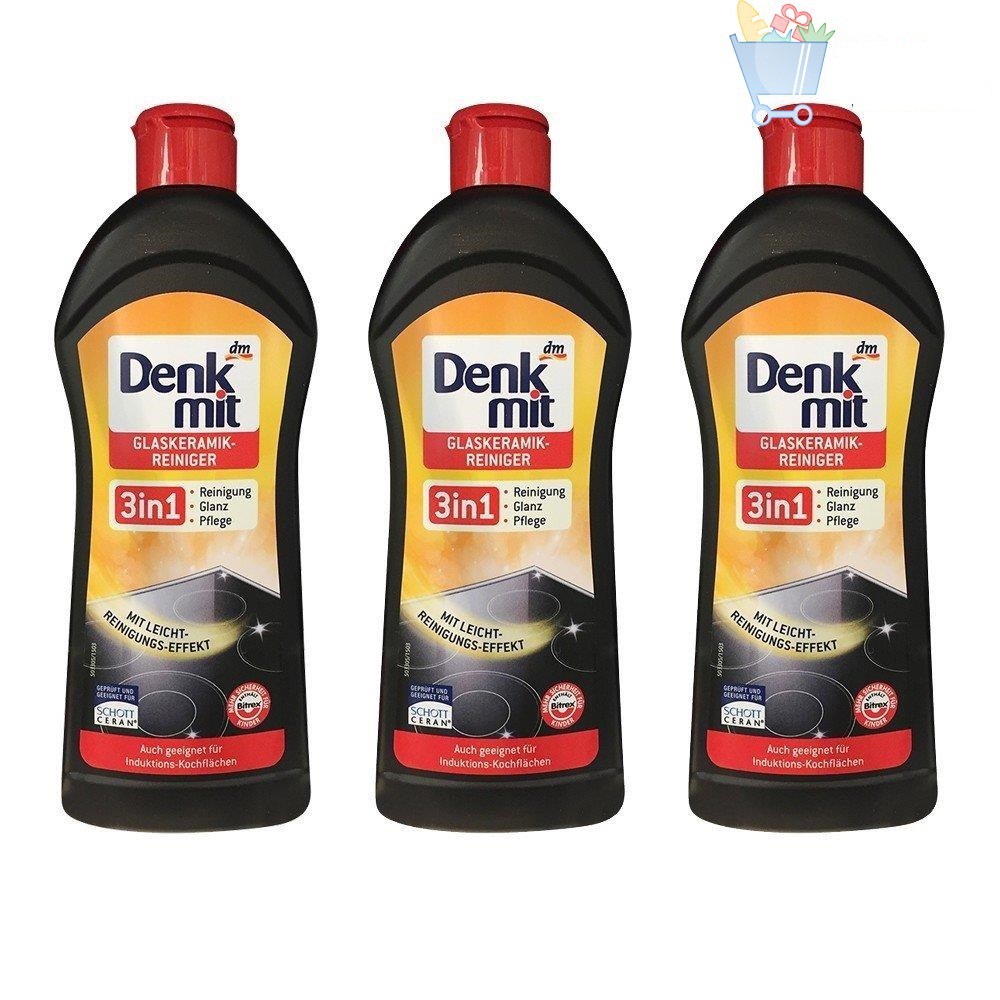 Dung dịch vệ sinh bếp từ bếp điện , bếp hoòng ngoai Denkmit Đức _ Chai 300ml