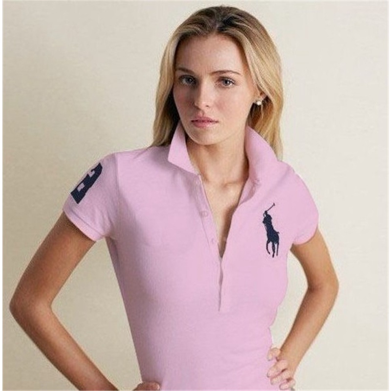 Áo Thun Polo Ralph Laurens Tay Ngắn Màu Trơn Chất Lượng Cao Cho Nữ | BigBuy360 - bigbuy360.vn