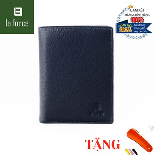 Ví Da Bò Nam LAFORCE Dáng Đứng VLAD3501-2-X Tặng Đón Gót Tiện Lợi