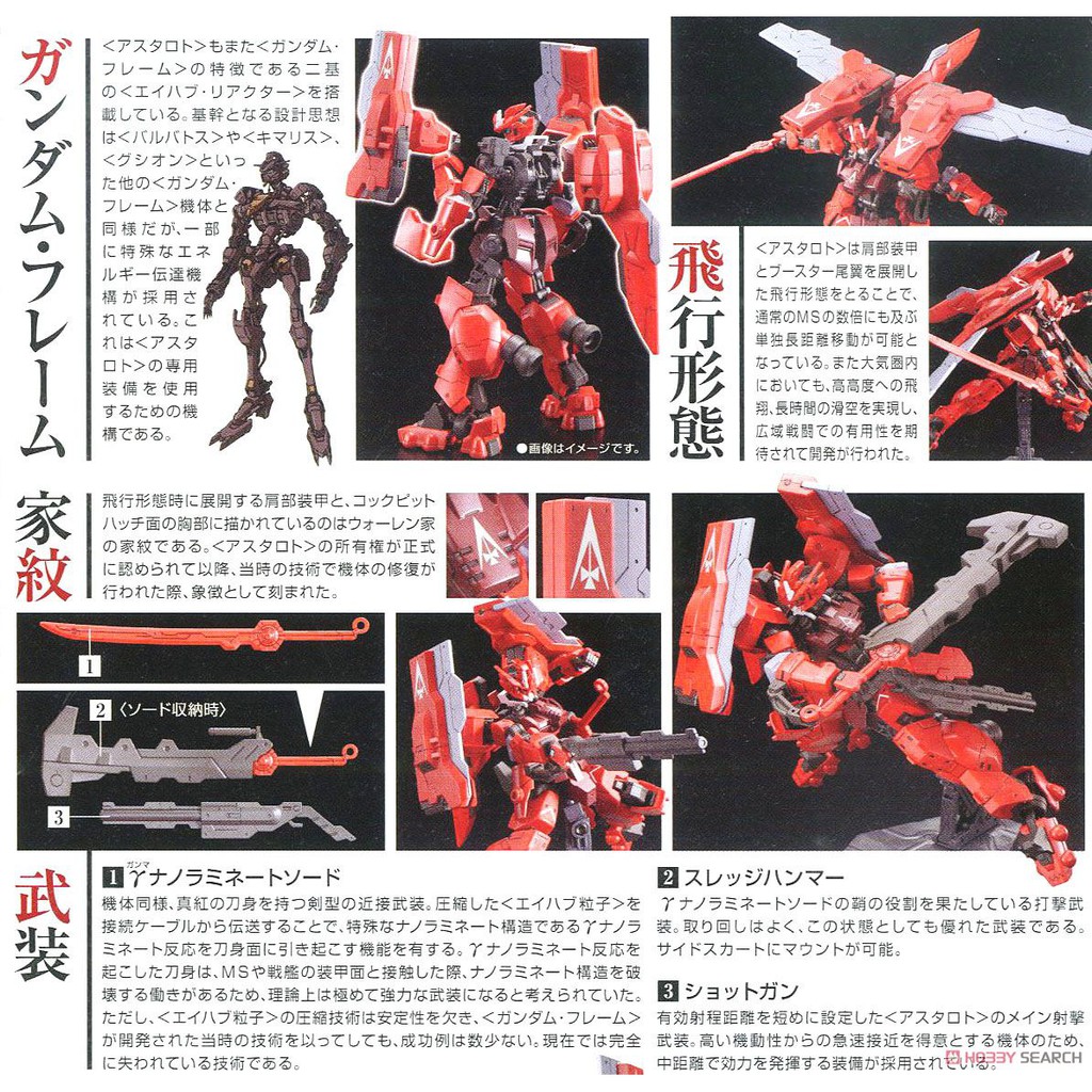 Mô Hình Lắp Ráp Bandai HG IBO Gundam Astaroth Origin - Mô hình GDC