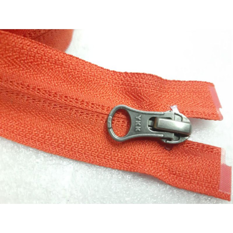 dây kéo khóa màu cam dài 62cm