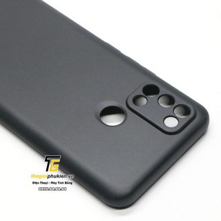 Ốp lưng silicon dẻo màu đen Realme C17 không ố vàng