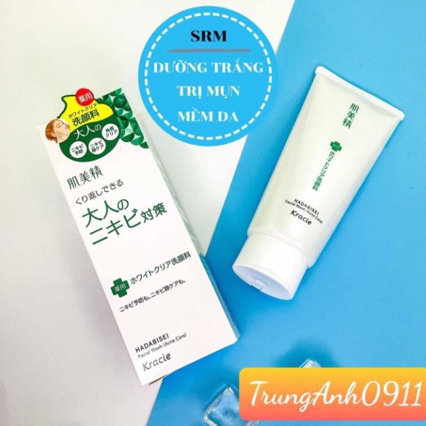 Sữa rửa mặt cho da mụn dưỡng trắng da Kracie
