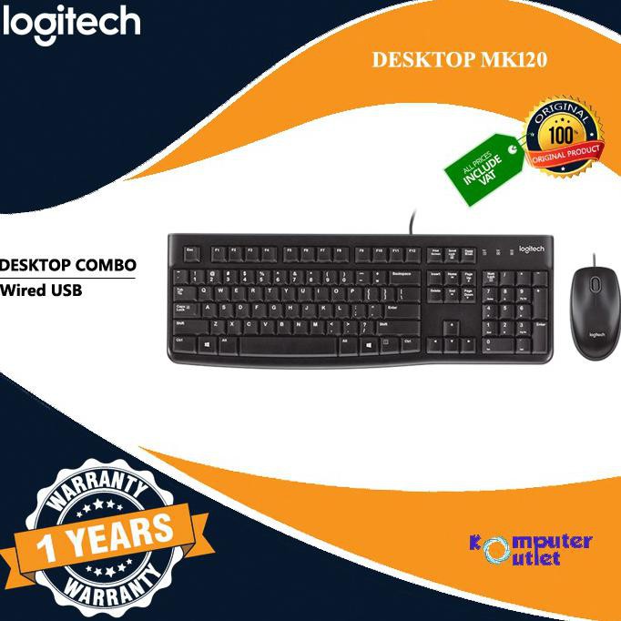 Bộ Bàn Phím Và Chuột Logitech Mk120-0512 | BigBuy360 - bigbuy360.vn