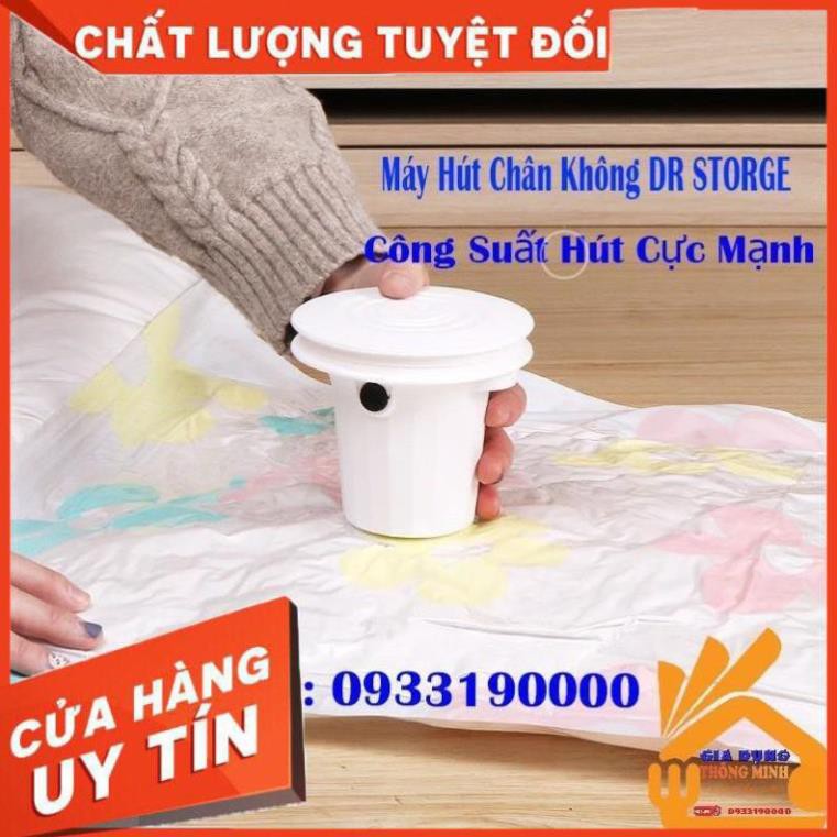 😍FREESHIP😍 Máy Hút Chân Không Quần áo Mini 💪 Hút Cực Mạnh DR STORGE💪Siêu Nhỏ Gọn Tiện Mang Đi Du Lịch