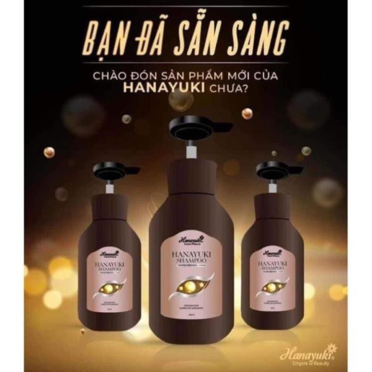 Dầu Gội Hanayuki Shampoo Dưỡng Tóc Suông Mượt, Sạch Gàu