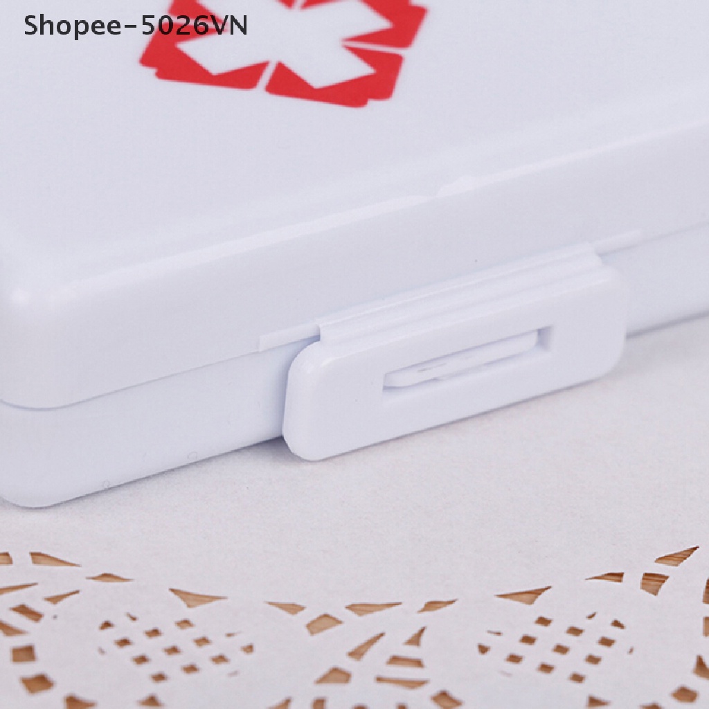 [Hàng mới về] Hộp đựng thuốc viên chia 7 ngày bằng nhựa mini đáng yêu gấp gọn lại được dành cho mang đi du lịch