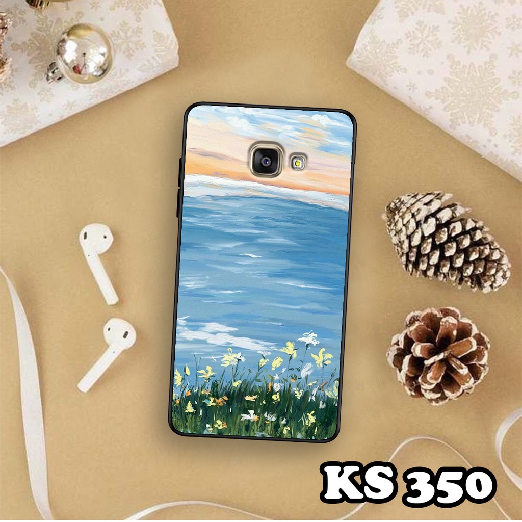 Ốp lưng Samsung A7 2017 - Samsung A5 2017 - Samsung A3 2017 - Ốp in hình Cánh đồng hoa - Chất liệu TPU siêu bền