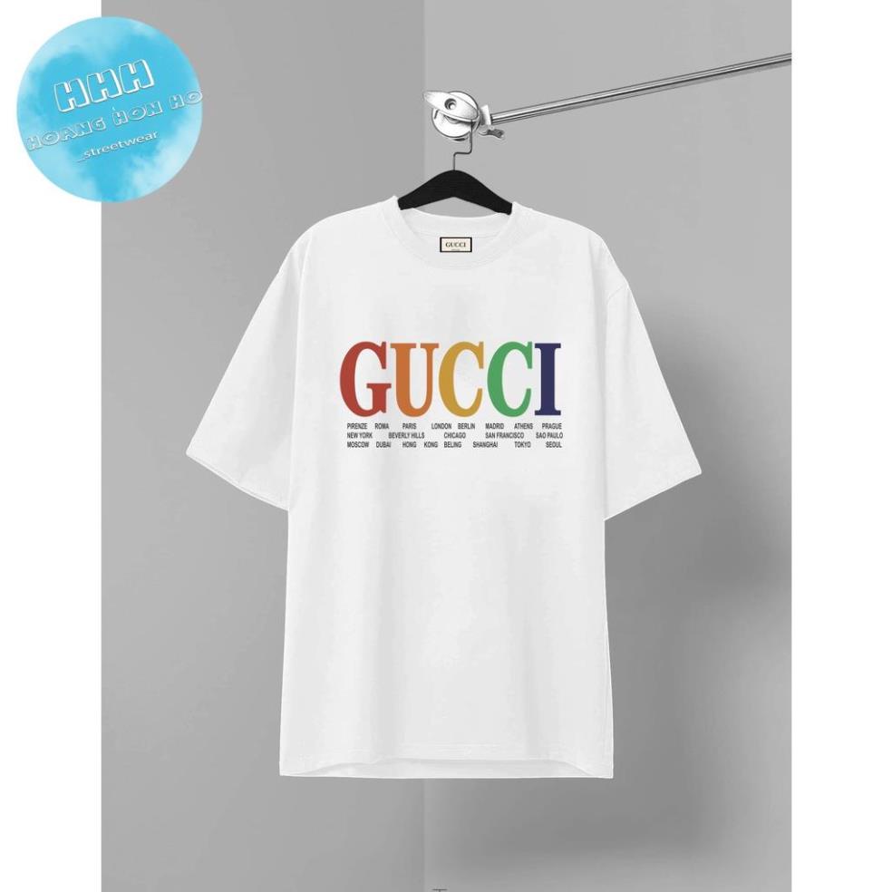 [Premium] Áo Thun Unisex Gu Chữ Màu