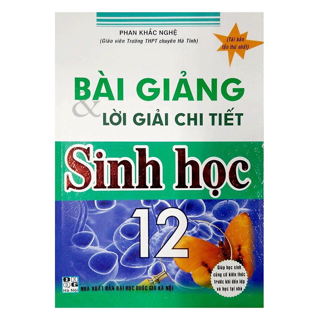 Sách - Bài Giảng & Lời Giải Chi Tiết Sinh Học 12