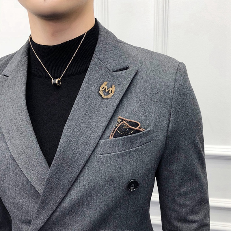 Ghim cài áo Vest Nam thời trang, Lapel pin nhiều mẫu lựa chọn