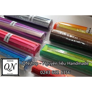 Set 5 miếng vải dạ nỉ 23x23cm -(QNshop - Nguyên liệu Handmade)
