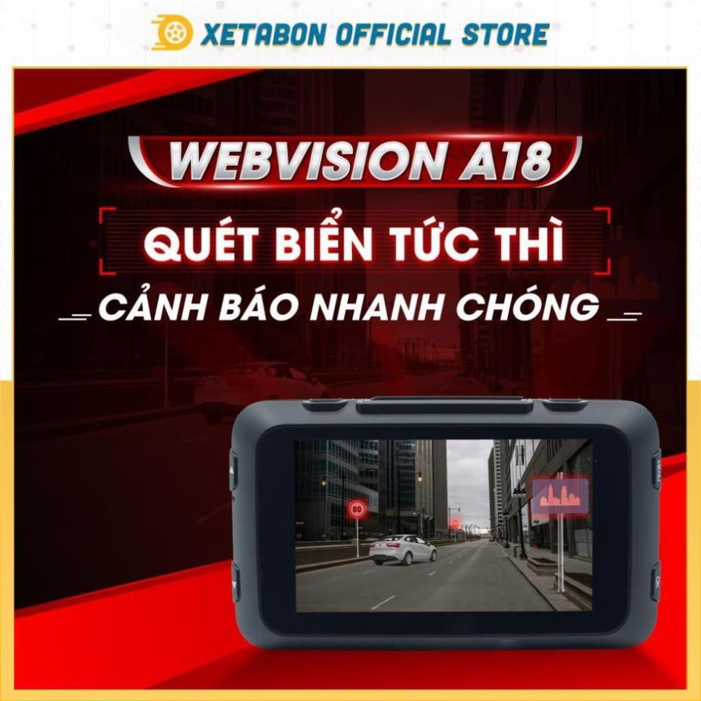 CAMERA HÀNH TRÌNH WEBVISION A18 Cảnh Báo Tốc Độ, Giới Hạn Tốc Độ Bằng giọng Nói, Độ Phân Giải 2k | BigBuy360 - bigbuy360.vn