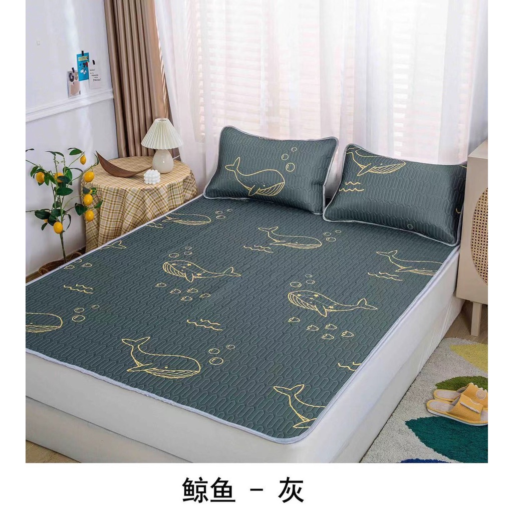 Chiếu cao su non in hình 3D hàng loại 1 kích thước 1m6x2m, 1m8x2m