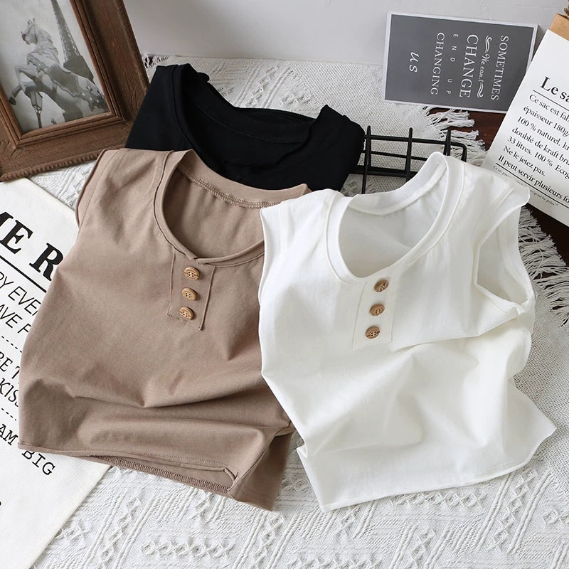 Áo ba lỗ bé trai ba cúc siêu đẹp thoáng mát, Áo ba lỗ cho bé trai từ 6-28kg chất cotton khô cao cấp Moobaby Shop
