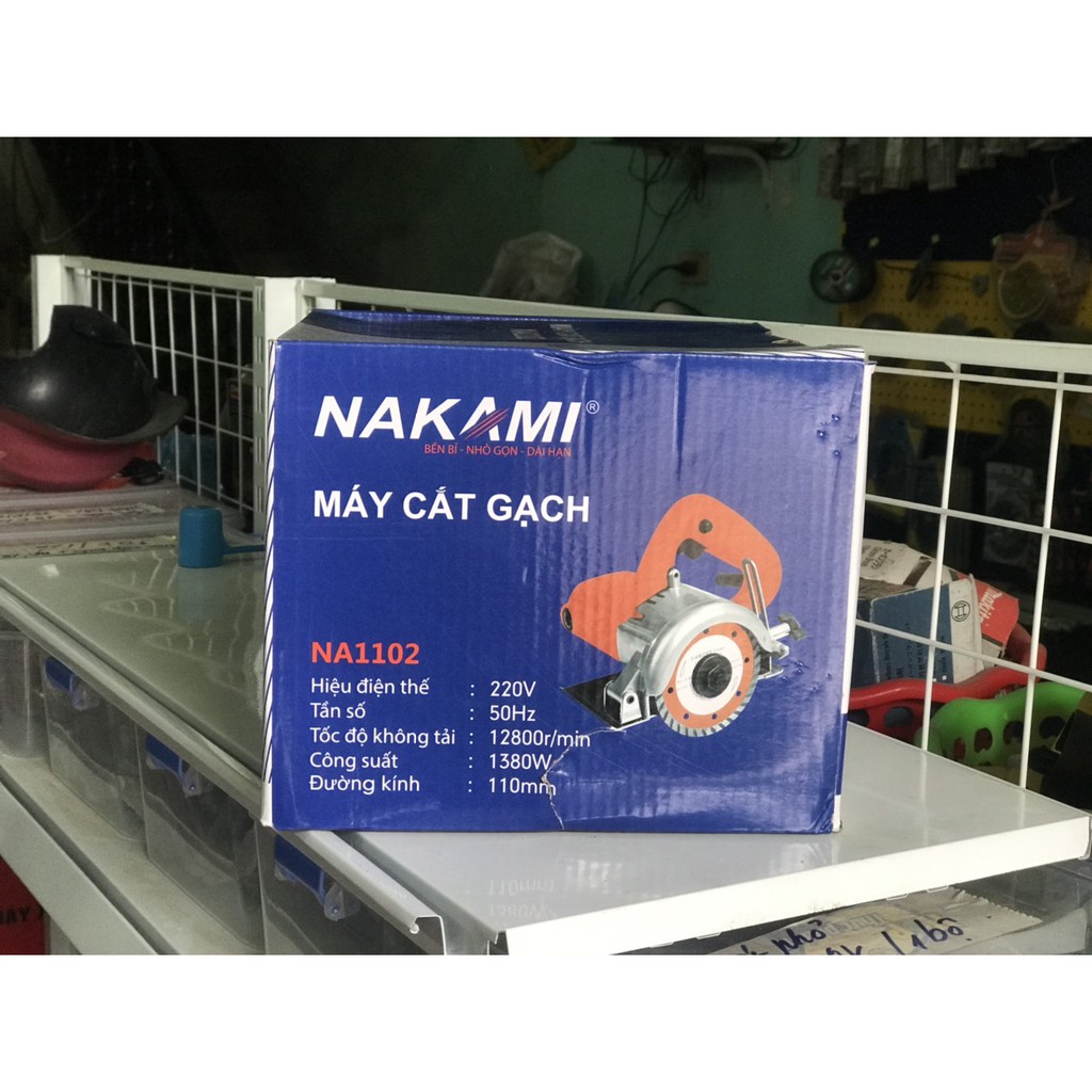 Máy cắt gạch NAKAMI công suất 1380w,thiết kế mơi nhất 2020,hàng công ty chính hãng!