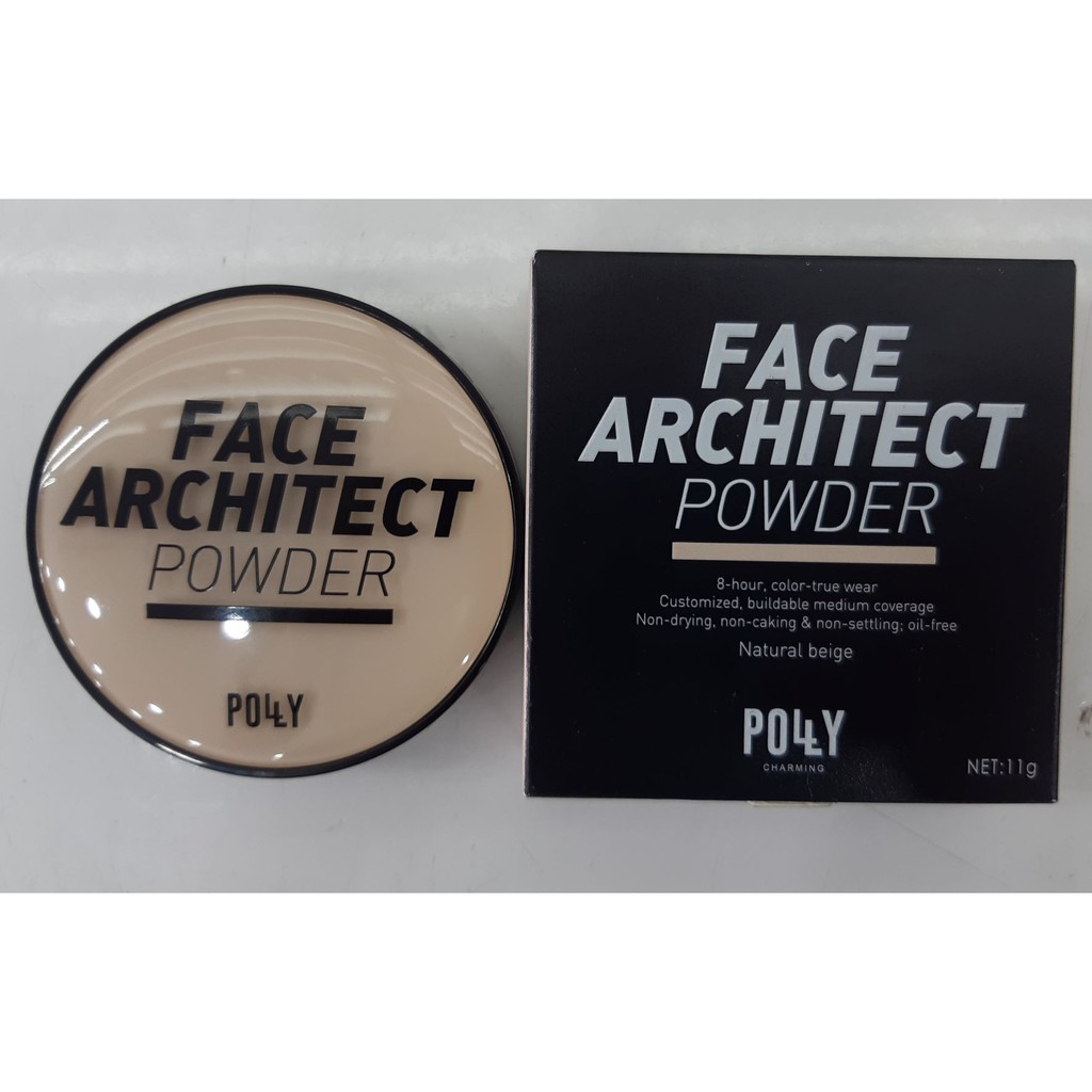 Phấn phủ kiềm dầu (dạng nén) POLY FACE ARCHITECT POWDER