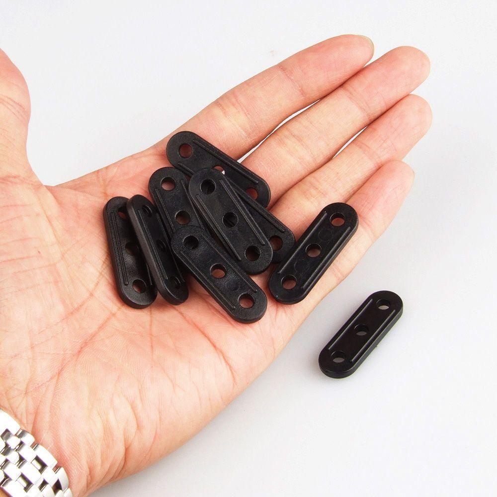 SUENIN Set 10 Khóa Dây Thừng 3 Lỗ Bằng Nhựa Điều Chỉnh Được Tiện Lợi Dành Cho Tóc Giả