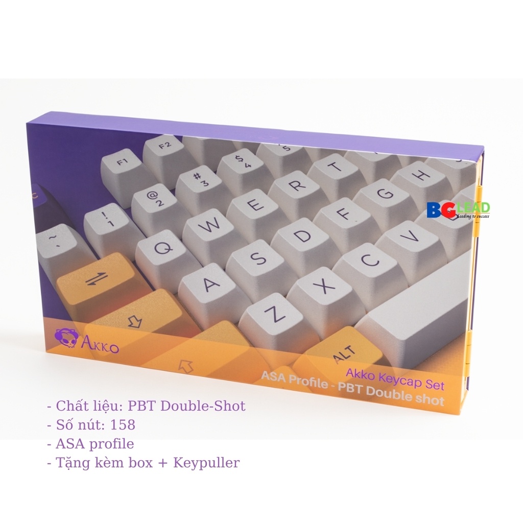 [Sản phẩm mới]Bộ keycap cho bàn phím cơ AKKO|Keycap set – Los Angeles (PBT Double-Shot/ASA profile/158 nút)