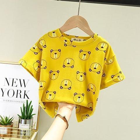 Áo Thun Cotton Tay Ngắn Dáng Rộng Phong Cách Thời Trang Hàn Quốc Mới Kích Thước 2022