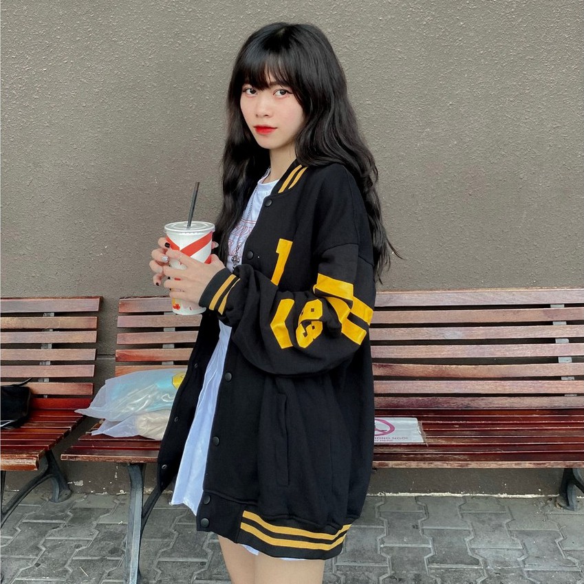 Áo khoác bomber LB unisex HOMIES nút gài