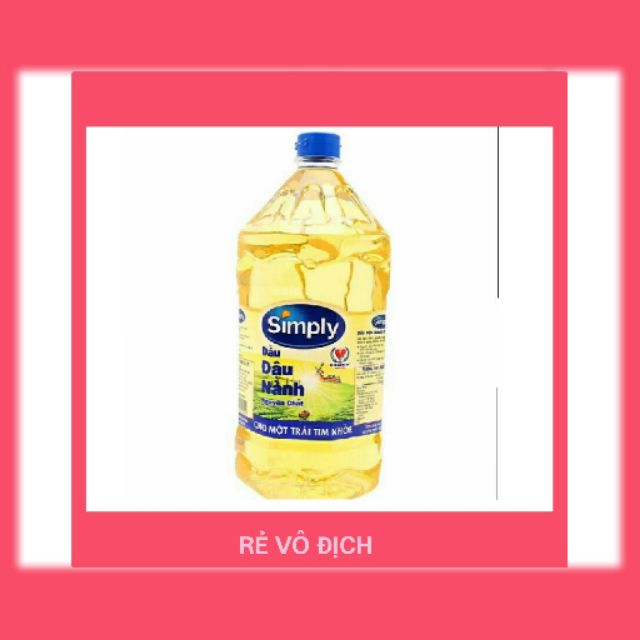 DẦU ĂN SIMPLY ĐẬU NÀNH 2L