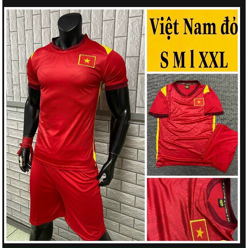 Quần Áo Bóng Đá 🏀 Đội Tuyển Việt Nam 2020 🏀 Chất Thun Lạnh Cao Cấp