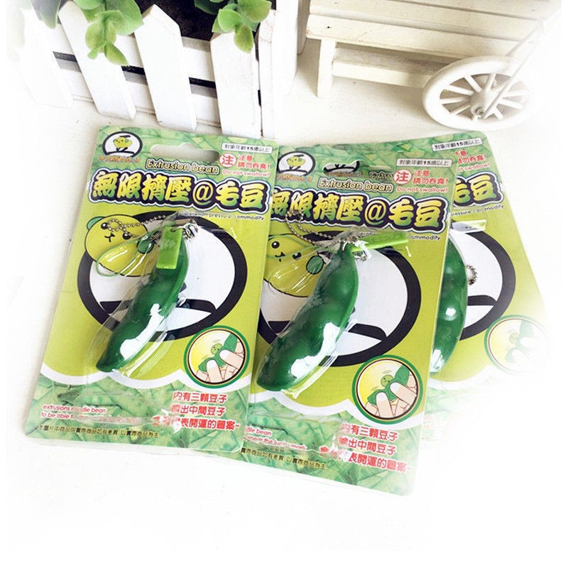 Đồ Chơi Bóp Tay Giảm Căng Thẳng Hình Đậu Hà Lan
