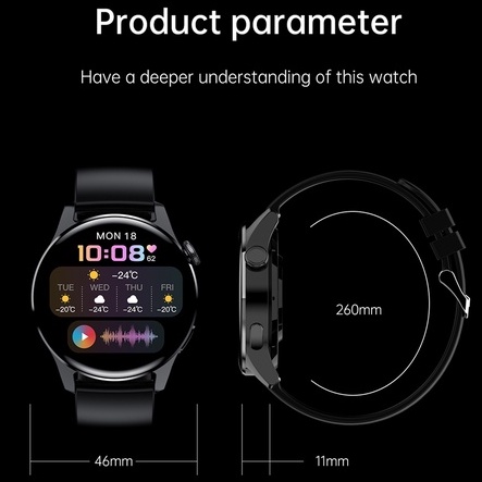 Đồng hồ thông minh lige dành cho nam thời trang mới toàn màn hình cảm ứng thể thao nam đồng hồ thông minh chống nước + hộp