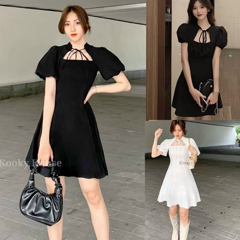 Váy nữ 40-58kg thiết kế độc đáo lên form bao xinh