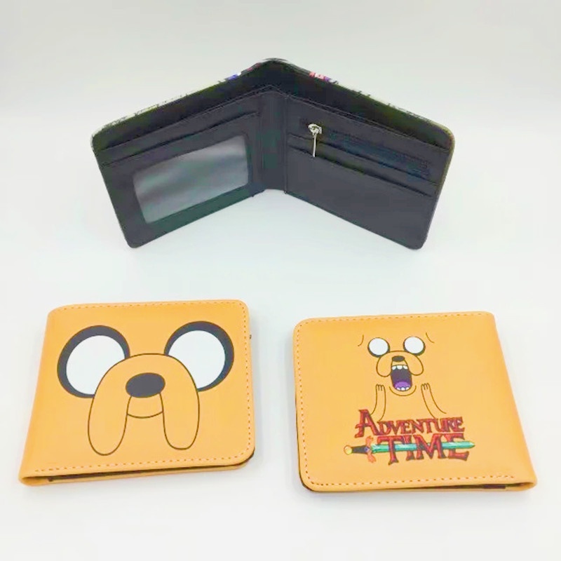 Ví Ngắn Đựng Tiền Xu In Hoạt Hình Adventure Time Dễ Thương