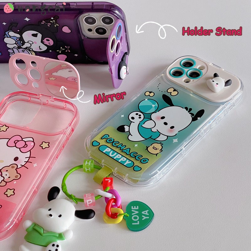 Ốp Điện Thoại Họa Tiết Hello Kitty Melody Kulomi Cinnamoroll Pachacco Cho iPhone 13 12 11 Pro Max