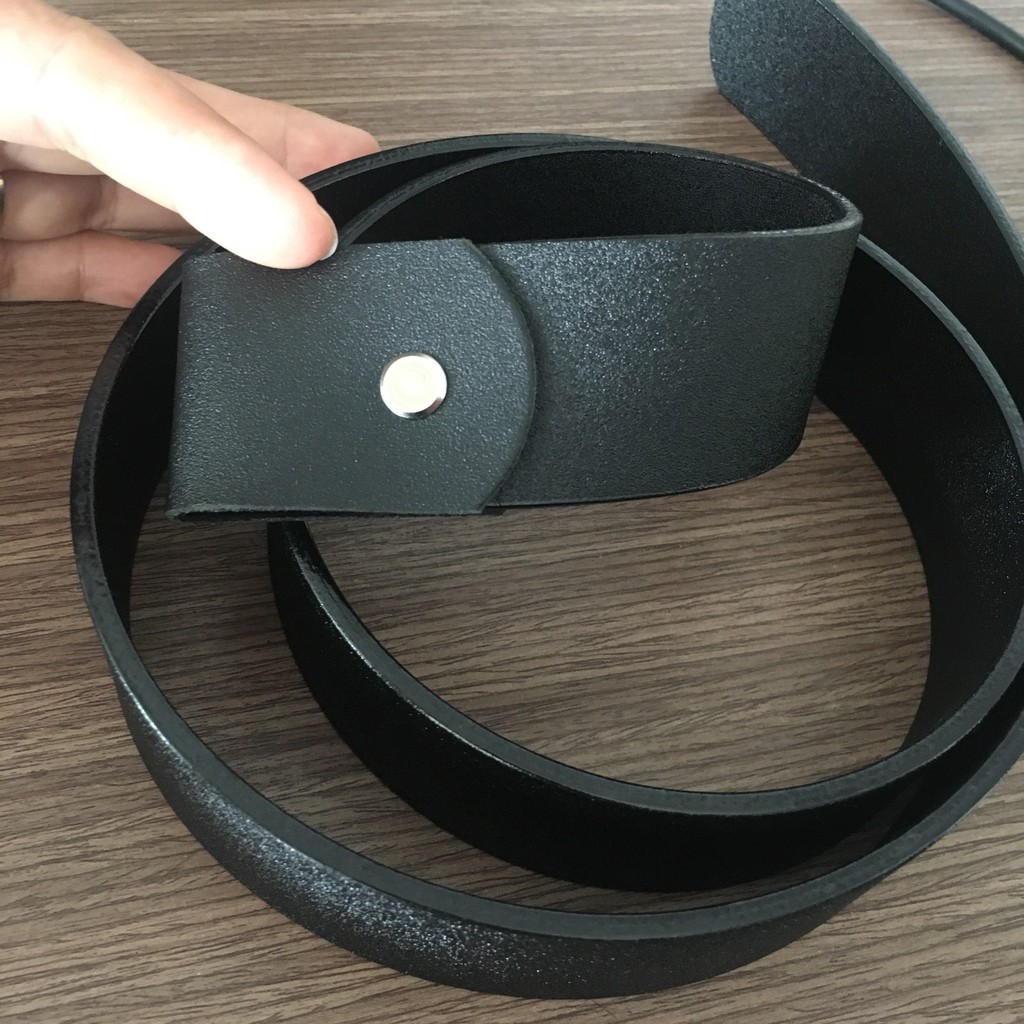 Thắt lưng, dây nịt Nam SIÊU BỀN da mềm cao cấp đầu Dẹt NSA