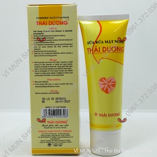 Sữa rửa mặt nghệ Thái Dương 90g